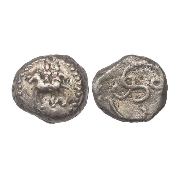 Vijayanagar Feudatories, Nayaka issue, (16-18c AD), Copper Kasu, 3.04 gms
