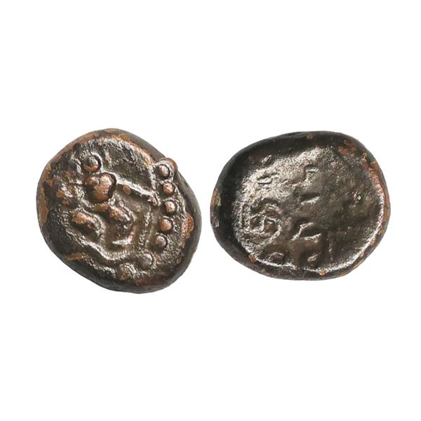 Post Vijayanagar, Local Polygars, Govinda, (17-18c AD), Copper Kasu, 2.42 gms