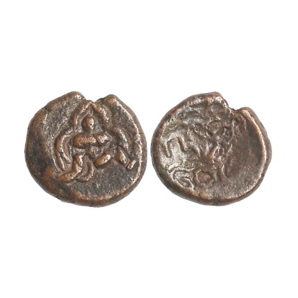Post Vijayanagar, Local Polygars, (17-18c AD), Copper Kasu, 2.49 gms
