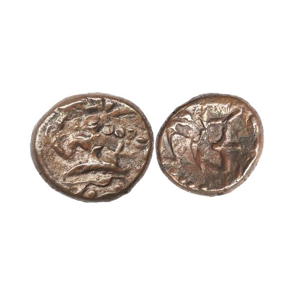 Post Vijayanagar, Local Polygars, (17-18c AD), Copper Kasu, 2.45 gms
