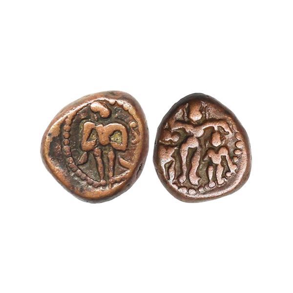 Medeival, Thanjuvar Nayaks, Copper Kasu, 3.40 gms
