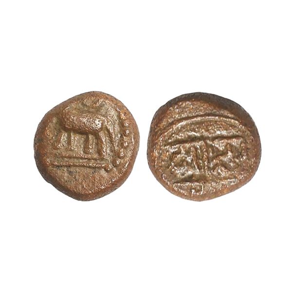Tanjavur Marathas, (18c AD), Copper Kasu, 3.30 gms