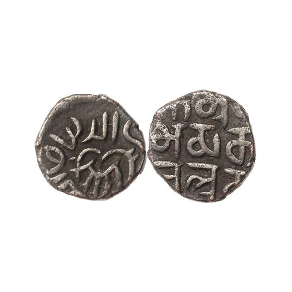 Sindh Sultanate, Nasir Al Din Qarlugh(1249-1259 AD), Copper Jital, 3.28 gms