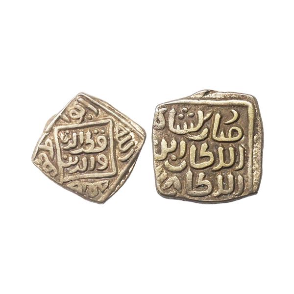 Delhi Sultanate, Qutb al-Din Mubarak Shah (AH 716-720, 1316-1320 AD), Billon 8 Ghani, 3.57 gms