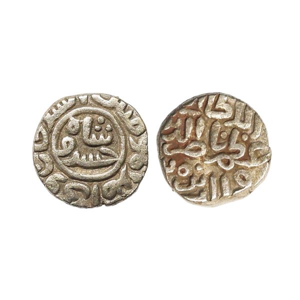 Delhi Sultanate, Nasir Al-Din Khusru (AH 720, 1320 AD), Billon Two Gani?, 3.56 gms