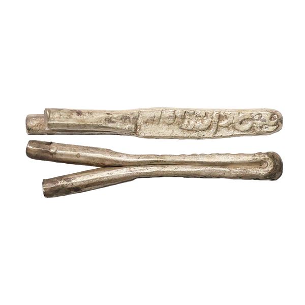 Adil Shahs of Bijapur Sultanate, Ali Adil Shah II (AH 1068-1083, 1656-1672 AD), Silver Larin, 4.70 g