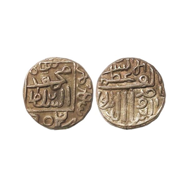 Gujarat Sultanate, Nasir al-din Mahmud Shah I (AH 862-917, 1458-1511 AD), Silver ½ Tanka, 5.73 gms