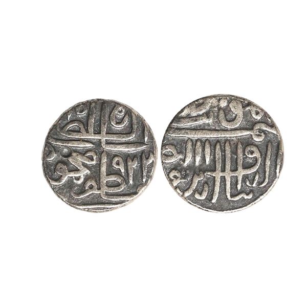 Gujarat Sultanate, Shams-ud-din Muzaffar Shah II (AH 917-932/1511-1525 AD), Silver Tanka, 7.00 gms