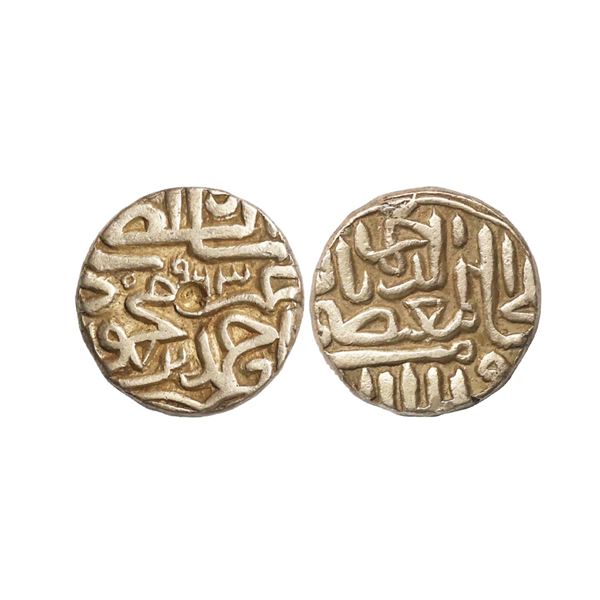 Gujarat Sultanate, Ghiyath al-Din Ahmad III (AH 961-968, 1553-1560 AD), Silver Tanka, 7.21 gms