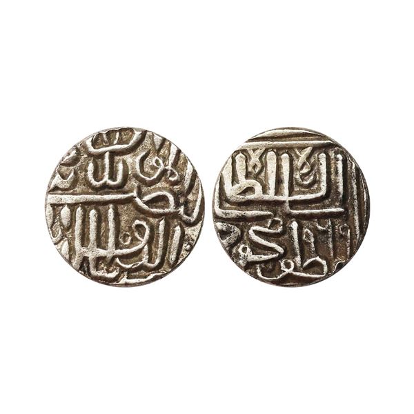 Gujarat Sultanate, Shams al-Din Muzaffar Shah III (AH 968-980, 1560-1573 AD), Silver Tanka, 7.16 gms