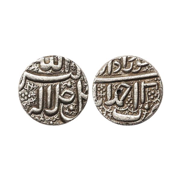 Akbar (AH 963-1014, 1556-1605 AD), Silver Rupee, 11.35 gms