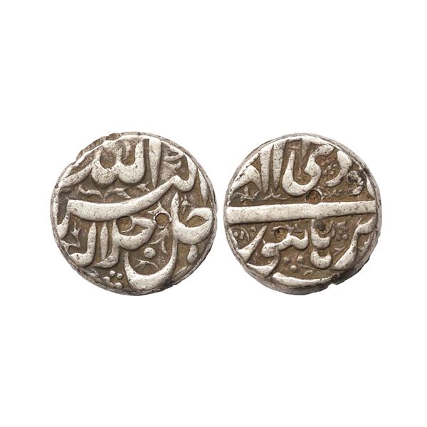Akbar (AH 963-1014, 1556-1605 AD), Silver Rupee, 11.20 gms