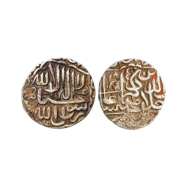 Akbar (AH 963-1014, 1556-1605 AD), Silver Rupee, 11.37 gms