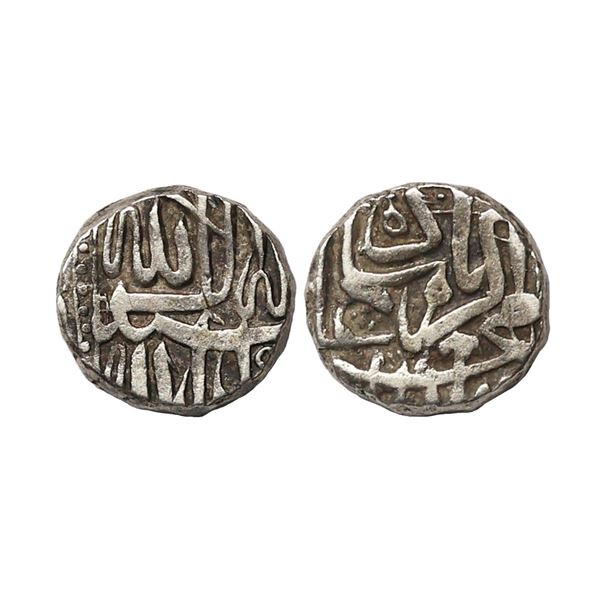 Akbar (AH 963-1014, 1556-1605 AD), Provincial issues, Silver Mahmudi, 5.52 gms