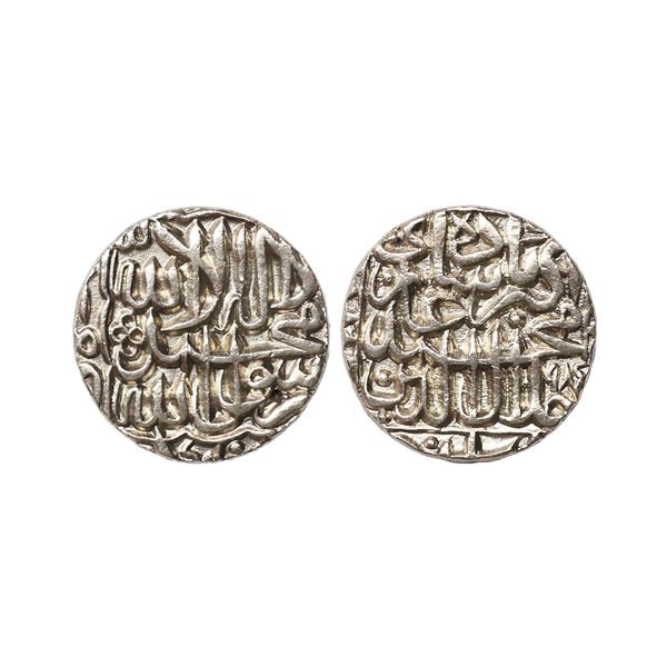 Akbar (AH 963-1014, 1556-1605 AD), Silver Rupee, 11.34 gms
