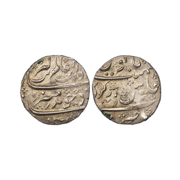 Aurangzeb, Silver Rupee, Hukeri Mint, 11.51g, AH 1110/49 (KM 300.33)