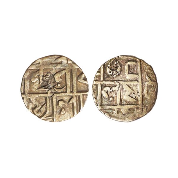 Cooch Behar, Upendra Narayan (SE 1637-1686 / 1715-1764 AD), Silver ½ Tanka, 4.61 gms