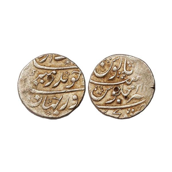 Independent Kingdoms, Maratha Confederacy, INO Aurangzeb Alamgir (AH 1068-1118, 1658-1707 AD), Silve