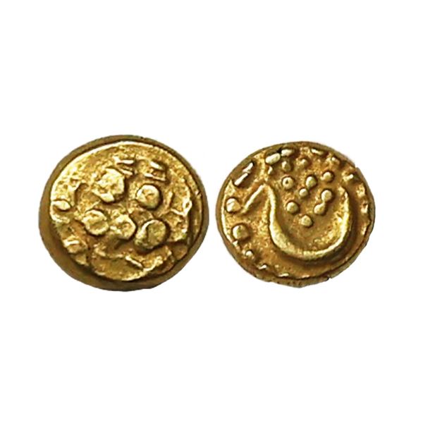 Mysore Kingdom, Haidar Ali (AH 1174-1197, AD 1761-1782), Gold Fanam, 0.34 gms