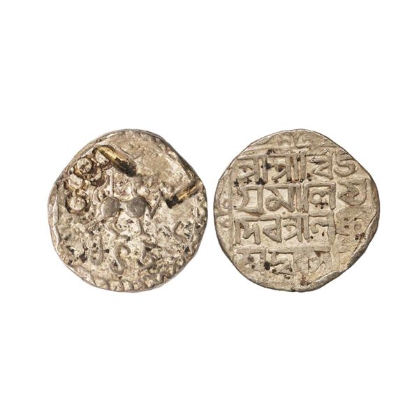 Tripura Kingdom, Vijaya Manikya (SE 1454-1486, 1532-1564 AD), Silver Rupee, 10.40 gms