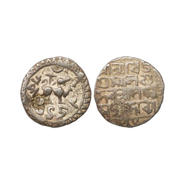 Tripura Kingdom, Vijaya Manikya (SE 1454-1486, 1532-1564 AD), Silver Rupee, 10.61 gms