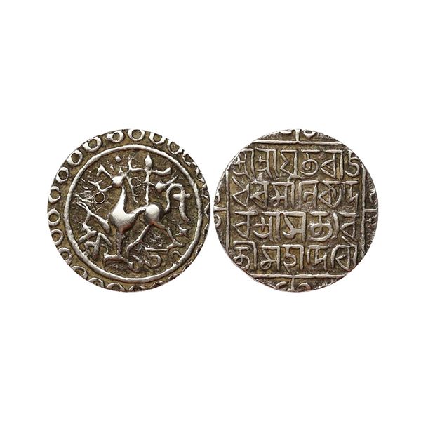 Tripura, Rajdhara Manikya (SE 1508-1521 / AD 1586-1599), Silver Tanka, 10.75 gms