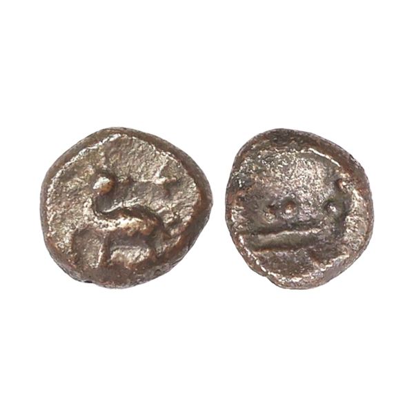 Arcot Nawabs, (18th Century AD), Copper Kasu Fraction, 1.22 gms