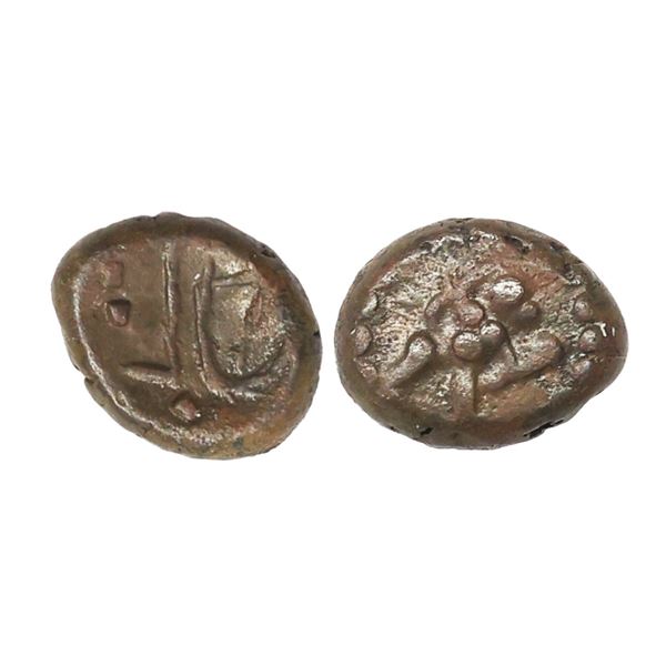 Arcot Nawabs, (18th Century AD), Copper Kasu, 1.83 gms