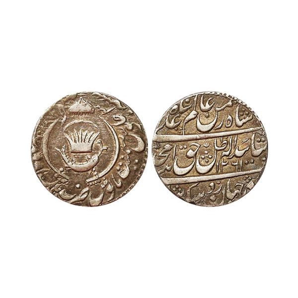 Awadh State, Amjad Ali Shah (AH 1258-1263, 1842-1847 AD), Silver Rupee, 11.14 gms