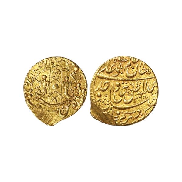 Awadh, Wajid Ali Shah (AH 1263-1272 / 1847-1856 AD), Gold Ahsrafi, 10.71g