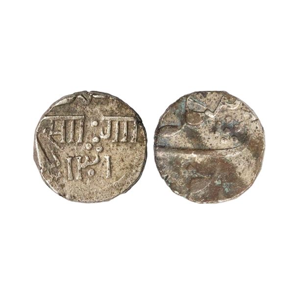Baroda State, Sayaji Rao III (AH 1292-1357, VS 1932-1995, 1875-1938 AD), Silver Rupee, 11.56 gms