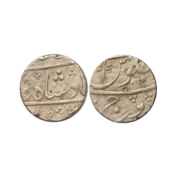 Bharuch State, Imtaya-ud-Daula (AH 1182-1186), INO Shah Alam II, Silver Rupee, 11.50 gms