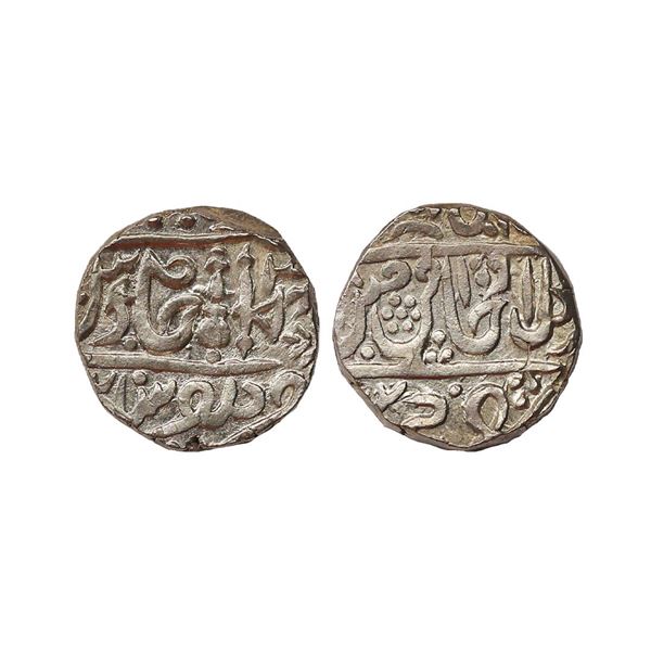 Gwalior State, INO Shah Alam II, Silver Rupee, 10.83 gms