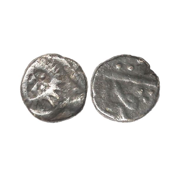 Indore State, INO Shah Alam II, Silver 1/8 Rupee, 1.32 gms