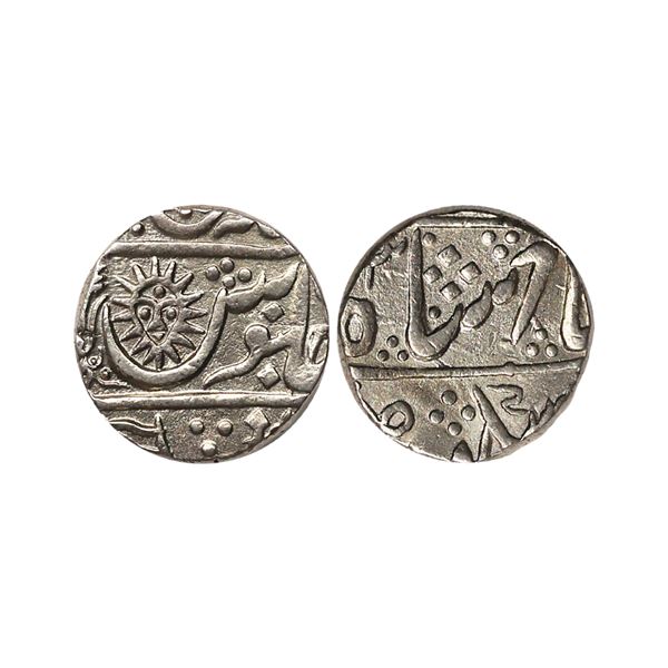 Indore State, INO Shah Alam II, Silver Rupee, 11.16 gms