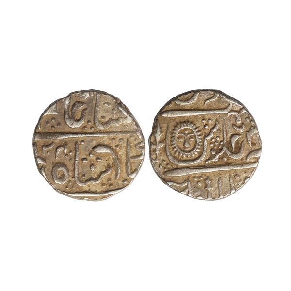 Indore State, INO Shah Alam II, Silver Rupee, 11.21 gms