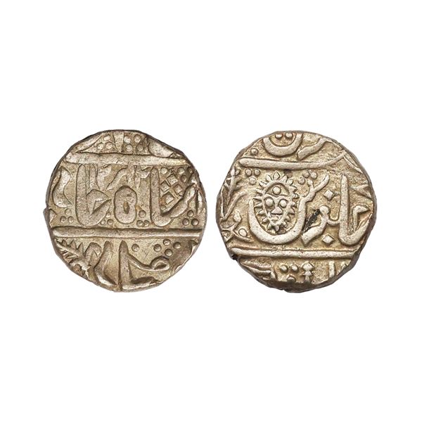 Indore State, INO Shah Alam II, Silver Rupee, 11.22 gms