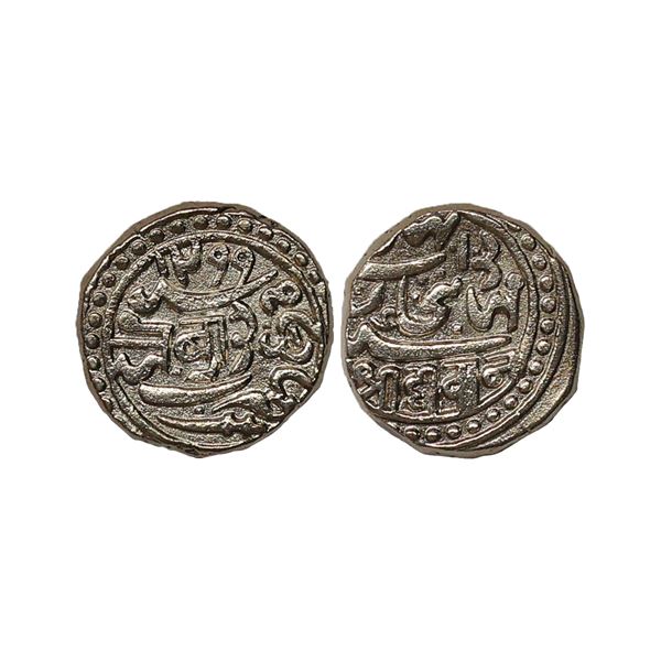 Junagadh State, Mahabat Khan (1851-1882 AD), Silver Kori, 4.57 gms