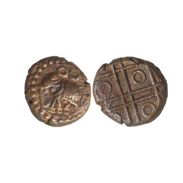 Mysore State, Krishna Raja Wodeyar, Copper Kasu, 2.16 gms