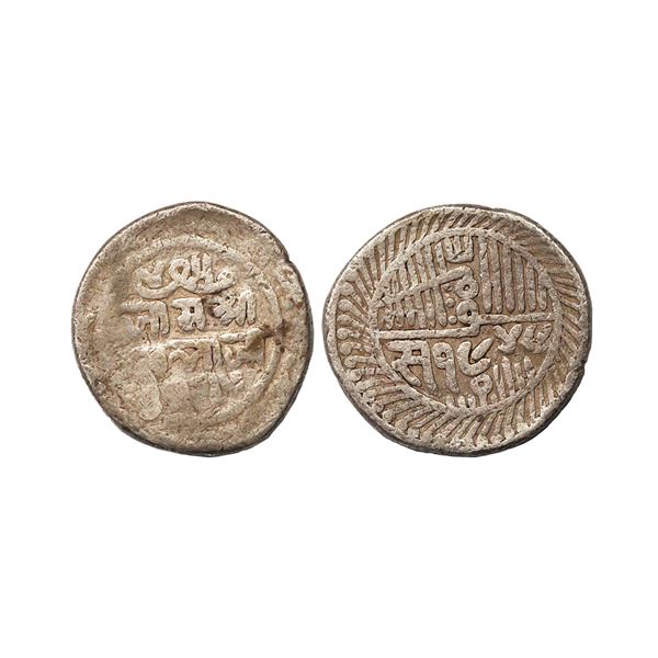 Nawanagar State, Jam Vibhaji (VS 1909-1951, 1852-1894 AD), Silver 5 Kori, 13.85 gms