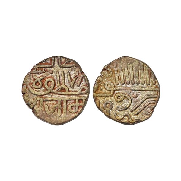 Nawanagar State, Vibhaji (VS 1909-1951 / 1852-1894 AD), Silver Kori, 4.45 gms
