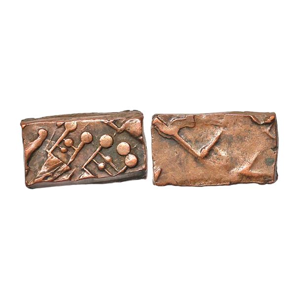 Sunth State, Anonymous Issue, Copper ½ Paisa, 4.18 gms