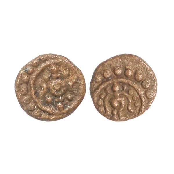 Travancore State, Copper Thira Cash, 1.04 gms