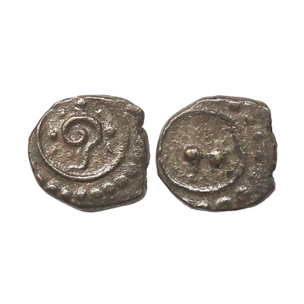 Travancore State, Copper Thira Cash, 1.08 gms