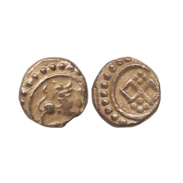 Travancore State, Copper Thira Cash, 1.16 gms