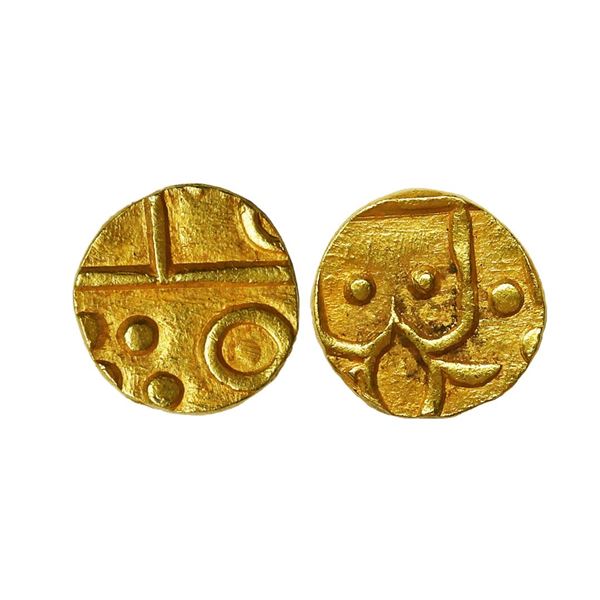 Udaipur State, Anonymous Issue, Gold 2/3 Mohur, 7.21 gms
