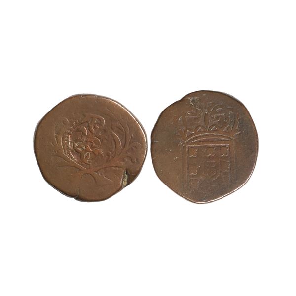 Indo Portuguese, Goa, Miguel I (1828-1834 AD), Copper ½ Tanga, 19.64 gms