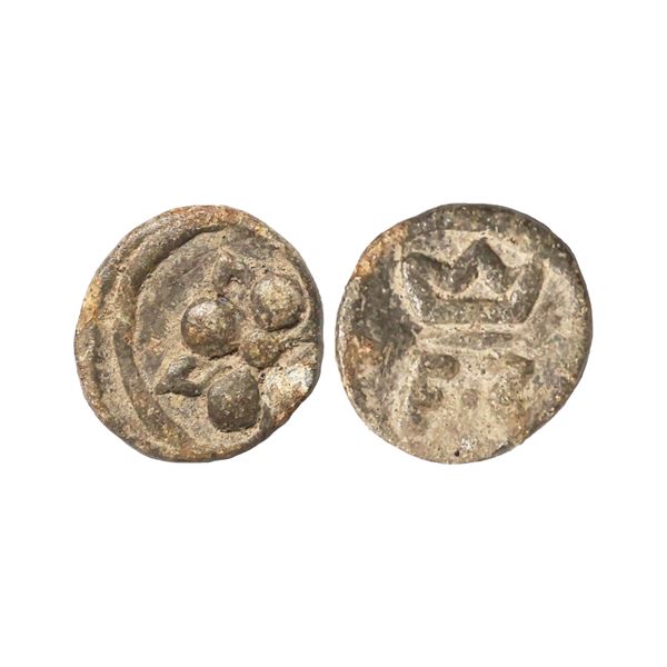 Indo Danish, Frederik III (1648-1670 AD), Lead Cash, 2.13 gms