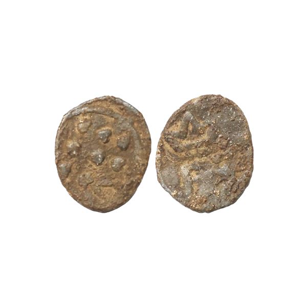 Indo Danish, Frederik III (1648-1670 AD), Lead Cash, 2.36 gms