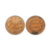 Image 1 : East India Company, Copper Half Anna, 1835, Bombay Mint